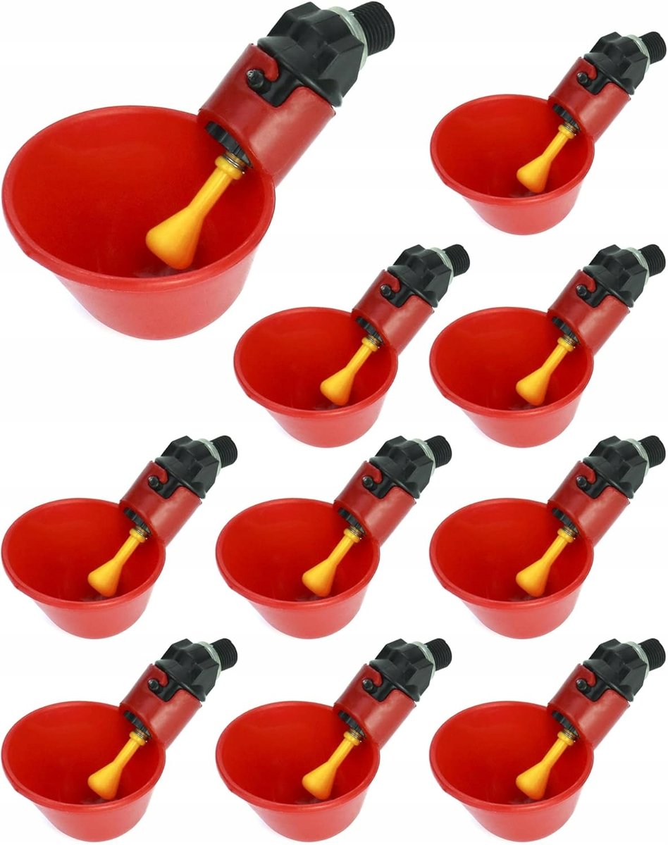 Inny producent Inny Producent Automatyczne Poidło Do Drobiu X10 Poidła Dla Kurczaków Do Picia Wody Do Rur