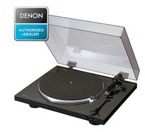 Automatyczny gramofon analogowy DENON DP-300F, czarny