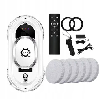 Automatyczny Inteligenty Robot do Mycia Okien Szyb Lustra Zestaw z Pilotem - QSKY