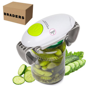 Automatyczny Otwieracz do Słoików Na Baterie Zielony Braders - Braders