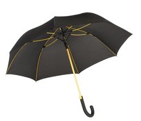Automatyczny parasol KEMER CANCAN Czarny / Żółty - żółty || czarny KEMER