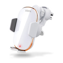 Automatyczny uchwyt samochodowy z bezprzewodowym ładowaniem XBLITZ Aurum, biały