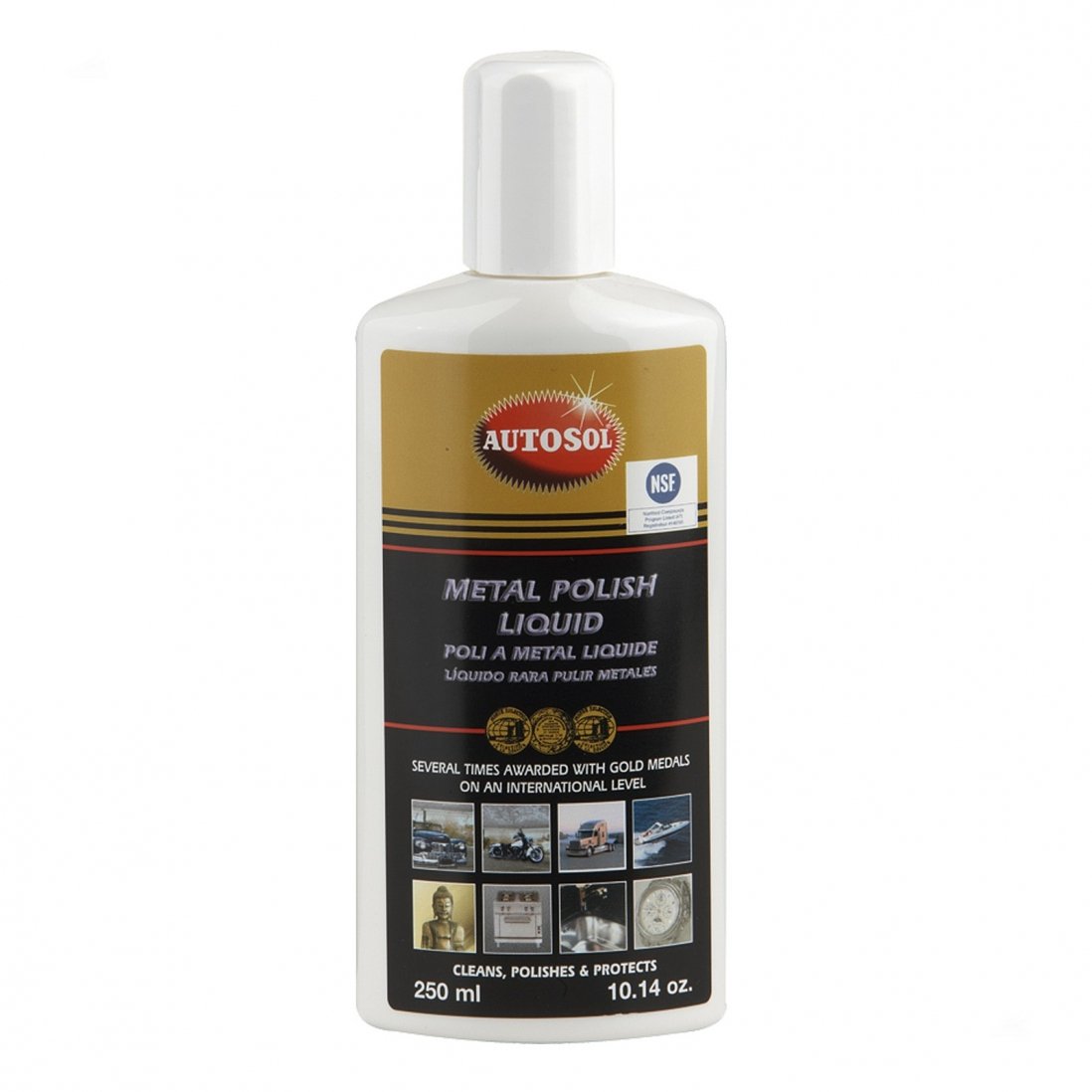 Autosol Pasta Metal Polish Mleczko Chrom 250Ml Autosol Motoryzacja
