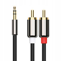 AUX Audio Mini Jack 3.5 mm 2x RCA Chinch Kabel 3m