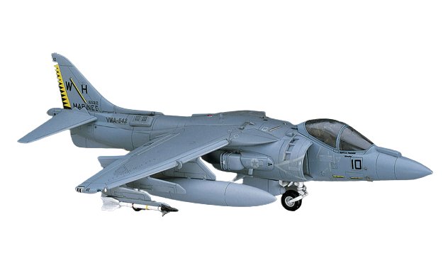 Фото - Збірна модель Hasegawa AV-8B Harrier II Plus 1:72  D24 