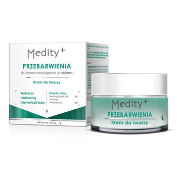 AVA, Medity+ Whitening Complex, Rozjaśnianie skóry krem do twarzy koncentrat na noc, 50 ml - AVA