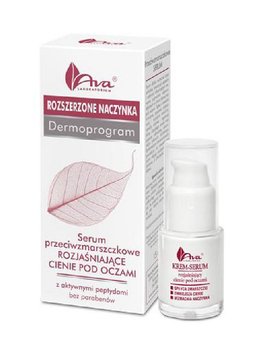 AVA, Rozszerzone naczynka, krem-serum rozjaśniające cienie pod oczami, 15 ml - AVA