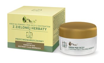 AVA, Zielona herbata, krem pod oczy, Q10+R, 25 ml - AVA