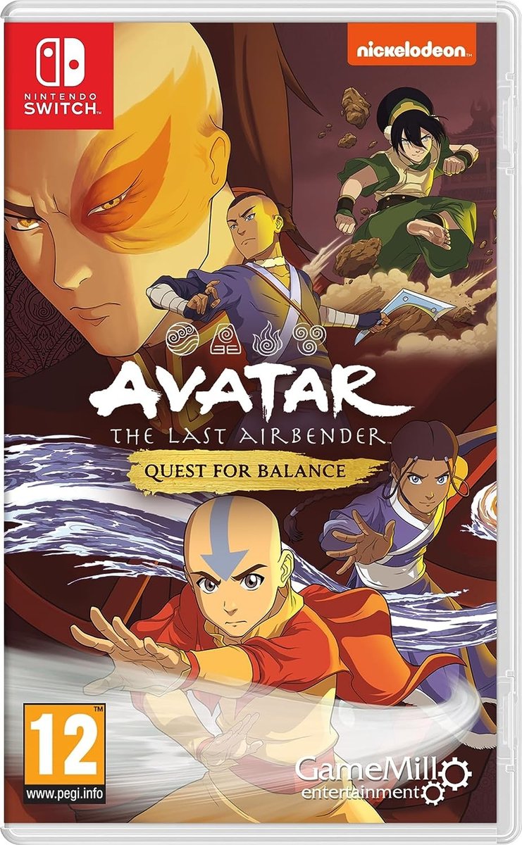 Zdjęcia - Gra Nintendo Avatar the Last Airbender: Quest for Balance,  Switch 