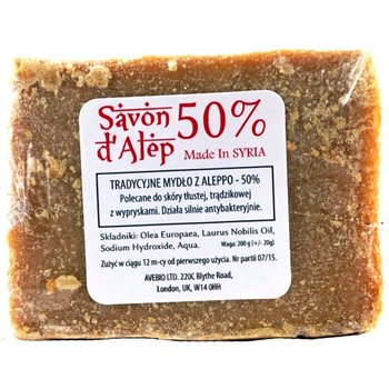 Avebio, mydło aleppo 50%, 200 g - AVEBIO