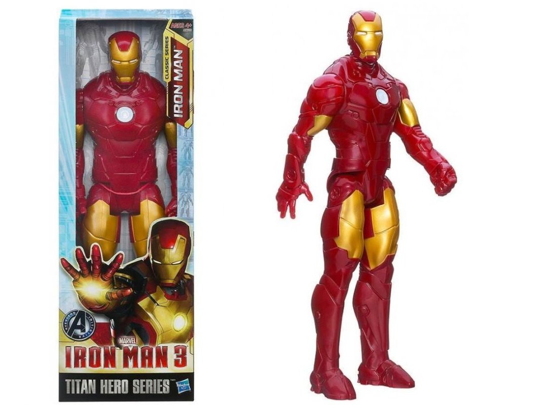 HASBRO AVENGERS IRON MAN DUŻA FIGURKA 30cm A6701 SERIA TITAN HERO