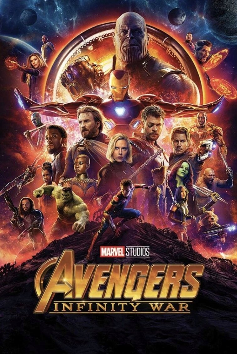 Avengers Infinity War Bohaterowie Plakat 70x50 cmcm - Atram | Sklep ...