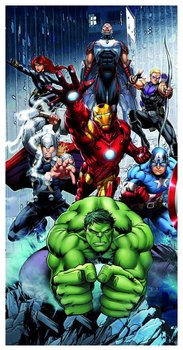 Avengers, Ręcznik plażowy/kąpielowy, Hulk, Marvel - Avengers