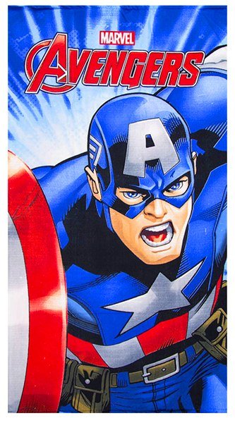 AVENGERS RĘCZNIK PLAŻOWY KĄPIELOWY LICENCJA MARVEL - Kapitan Ameryka ...