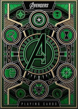 Avengers talia zielona, karty, Bicycle - Bicycle