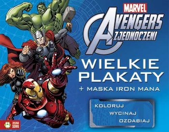 Avengers. Wielkie plakaty + maska Iron Mana - Opracowanie zbiorowe