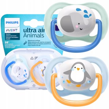 Avent Smoczek Ultra Air 0-6M Oddychający + Etui - Philips Avent