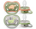 Avent Smoczek Ultra Air 6-18m Oddychający + Etui 085/60 - Philips Avent