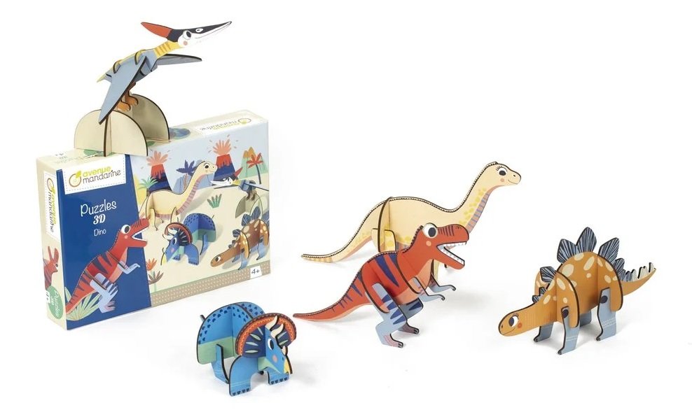 Avenue Mandarine, puzzle 3D, Dino