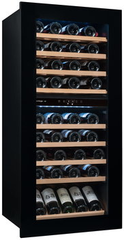 Avi82Premium - Winiarka Dwustrefowa Do Zabudowy W Słupku O Pojemności Do 79 Butelek Wina - Avintage