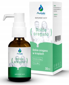 Avitale Dzikie oregano 100% Witaminy w kroplach 30 ml || Aliness - Inna marka