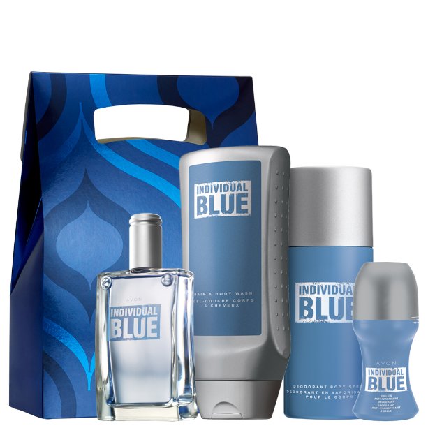 Avon, Individual Blue, zestaw kosmetyków, 4 szt. | Sklep EMPIK.COM