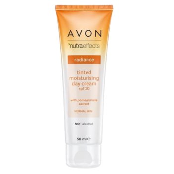 Avon Nutra Effects Radiance tonujący krem nawilżający SPF 20 50 ml - AVON
