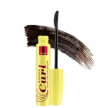 AVON Podkręcająco-unoszący tusz do rzęs WonderCurl BROWN BLACK - AVON