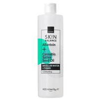 AVON PRZYWRACAJĄCY RÓWNOWAGĘ PŁYN MICELARNY TONIK TWARZY 2w1 CANNABIS 400ML AVON