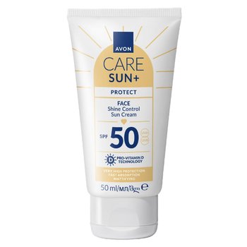 AVON SUN MATUJĄCY KREM NAWILŻAJĄCY DO OPALANIA TWARZY 50 ML SPF50 VITAMIN D - AVON
