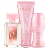 Avon Zestaw Woda Toaletowa Imari Naturelle 50 Ml 3 Sztuki Woda Kulka Balsam AVON