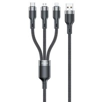 AWEI kabel CL-975 usb-c/lightning/mico 3w1 czarny/black Inna marka