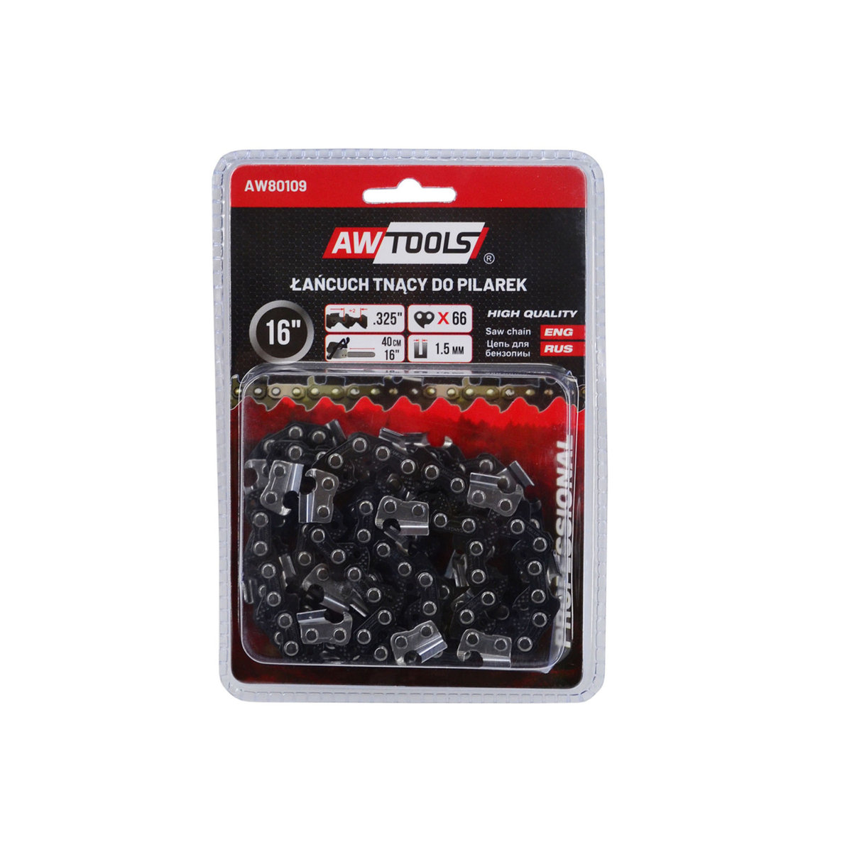 AWTOOLS ŁAŃCUCH TNĄCY 40cm/57/3/8'/1,3 AW80020 /BLACK LINE