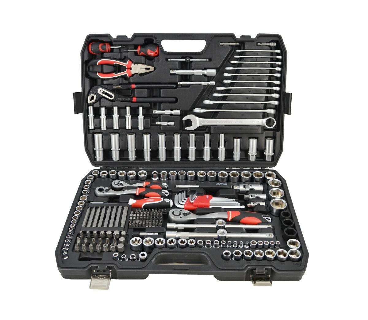 AWTOOLS Zestaw Kluczy 1/2'/3/8'/1/4' 255 elementów AW39225 Black Line