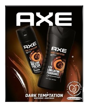 Axe, Dark Temtation, Zestaw Prezentowy, Dezodorant Spray 150ml + Żel Pod Prysznic 250ml - Axe