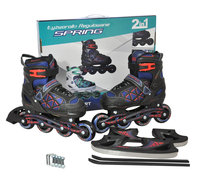 Axer, Łyżworolki 2w1, Spring, rozmiar 31/34