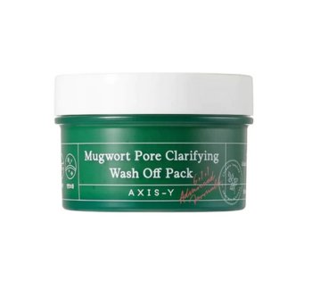 AXIS-Y, Mugwort Pore Clarifying Wash Off Pack,Oczyszczająca maska do twarzy z bylicą, 100 ml - AXIS-Y