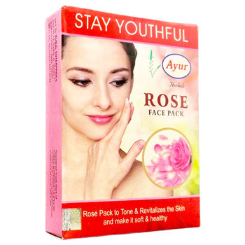Ayur, Maseczka do twarzy róża Rose Face Pack, 100g - Inna marka