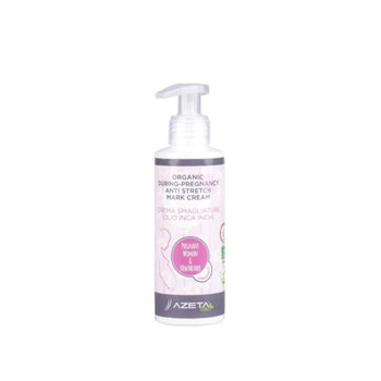 Azeta Bio, Organiczne mleczko do ciała przeciw rozstępom dla kobiet w ciąży, 150 ml