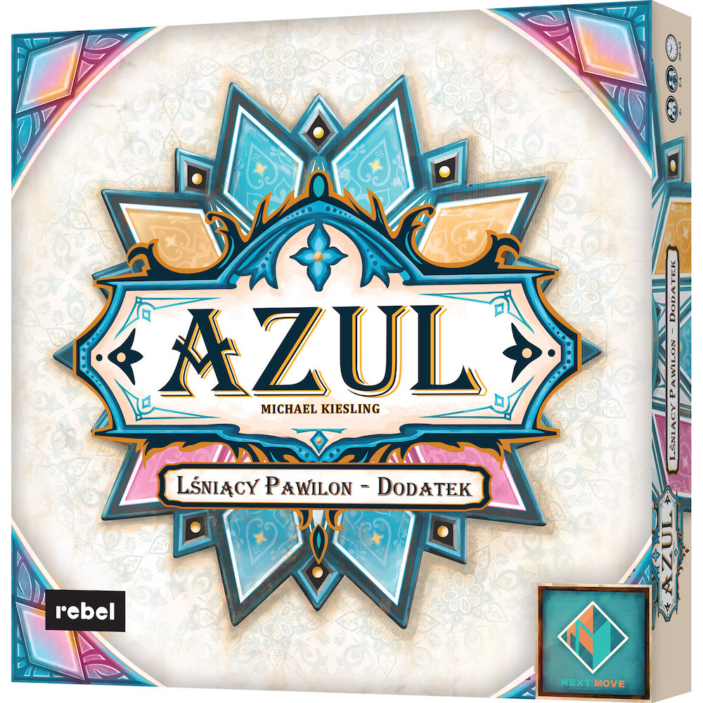 Azul: Lśniący Pawilon, gra planszowa, Rebel