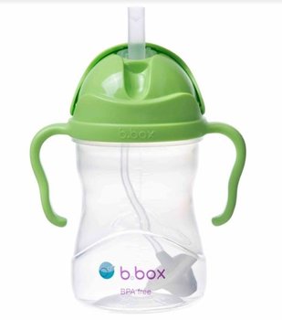 B.Box, Bidon ze słomką, Jabłkowy, 240 ml - B.Box