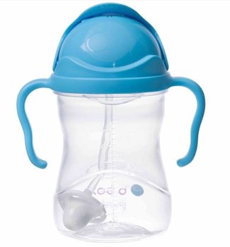 B.Box, Bidon ze słomką, Kobaltowy, 240 ml - B.Box