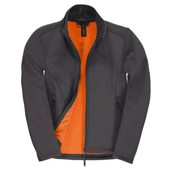 B&C Damska / Damska Kurtka Soft Shell (XS ( 122 - 128 ) / Ciemnoszary) - B&C