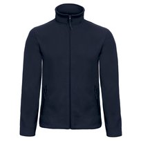 B&C Męska Kurtka ID.501 Microfleece Full Zip Fleece Jacket (L / Ciemnogranatowy) B&C
