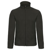 B&C Męska Kurtka ID.501 Microfleece Full Zip Fleece Jacket (S (52-55 Cm) / Czarny) B&C