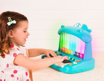 B. Toys, Hippo Pop Play Piano, keyboard ze Skaczącymi Ptaszkami - B.Toys