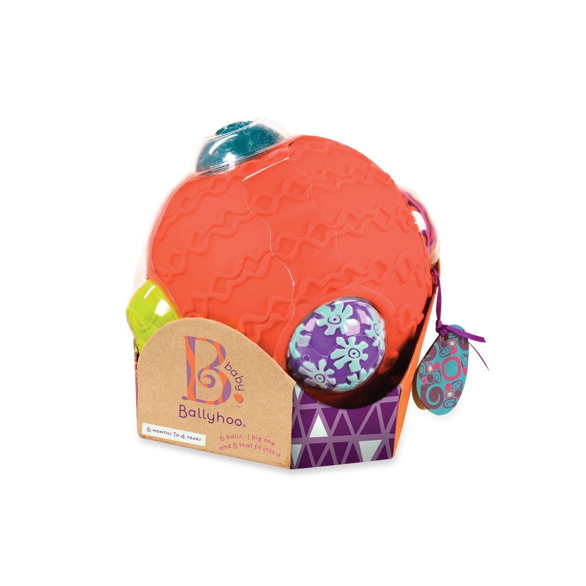 B.Toys, kula Sensoryczna z piłkami Ballyhoo