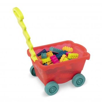 B.Toys, wózek z klockami Little BlocWagon - B.Toys