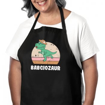 Babciozaur - Fartuch Na Prezent Dla Babci - Koszulkowy