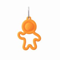 Bąbelki Dimpl Breloczek Liliputek Pomarańczowy Fat Brain Toys
